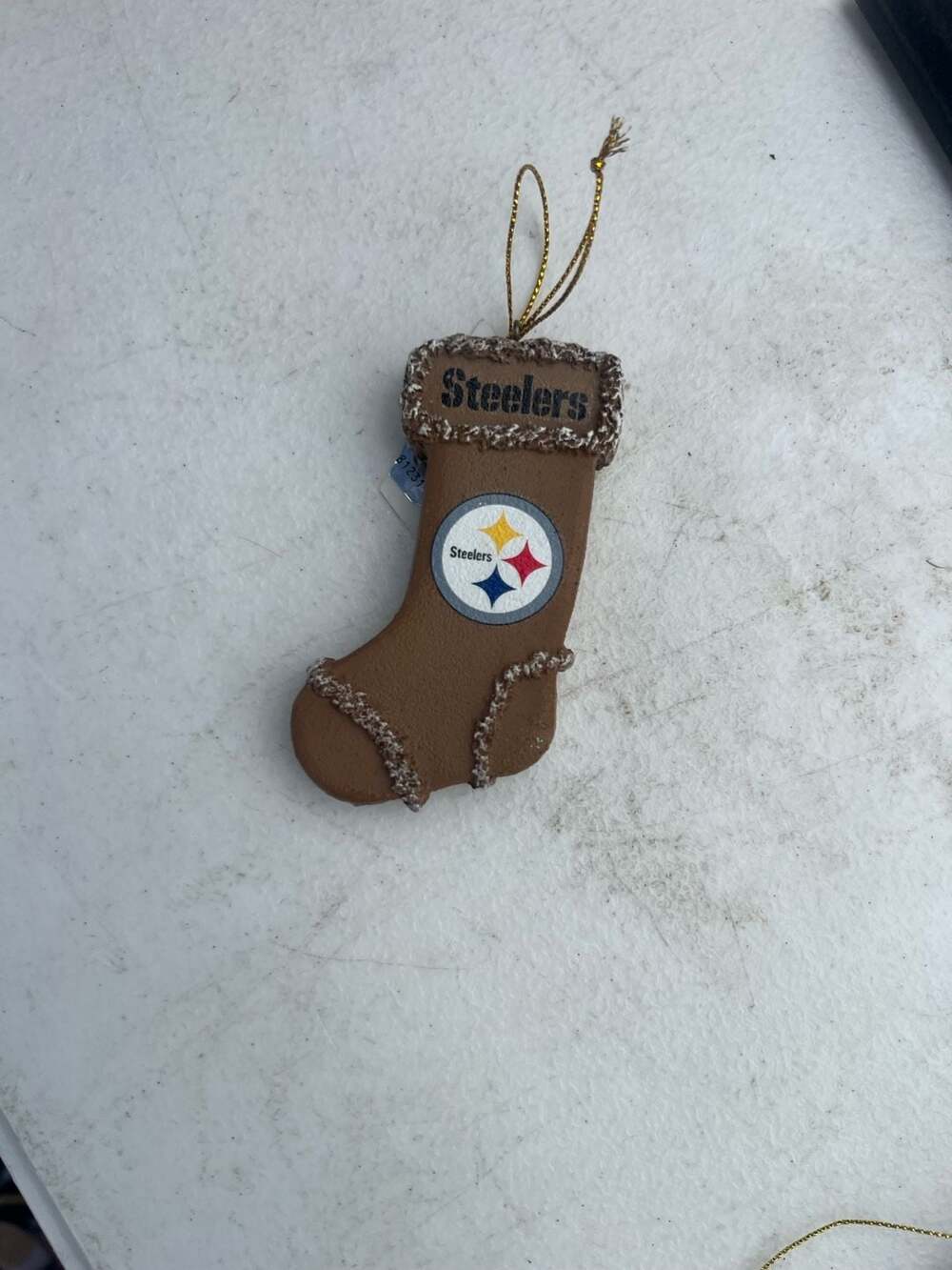 Danbury Mint Pittsburgh Steelers Christmas Stocking Ornament